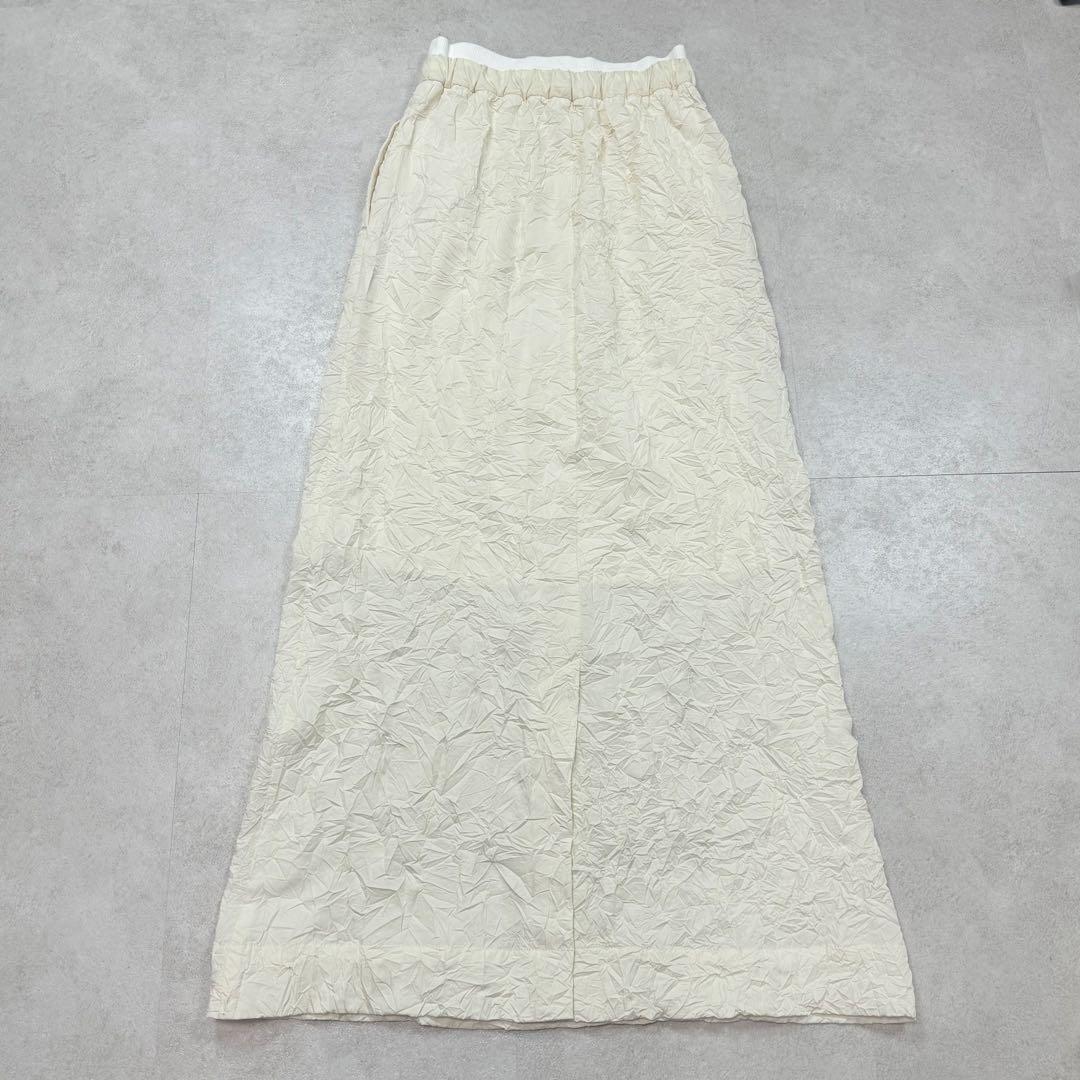 美品✨メゾンスペシャル ワッシャープリーツマキシスカート ロングスカート