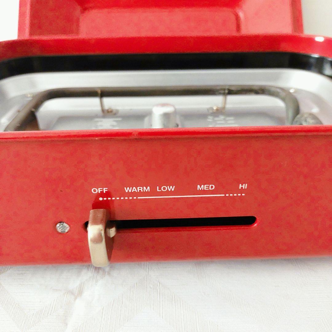BRUNO コンパクトホットプレート 　BOE021-rd 赤　レッド
