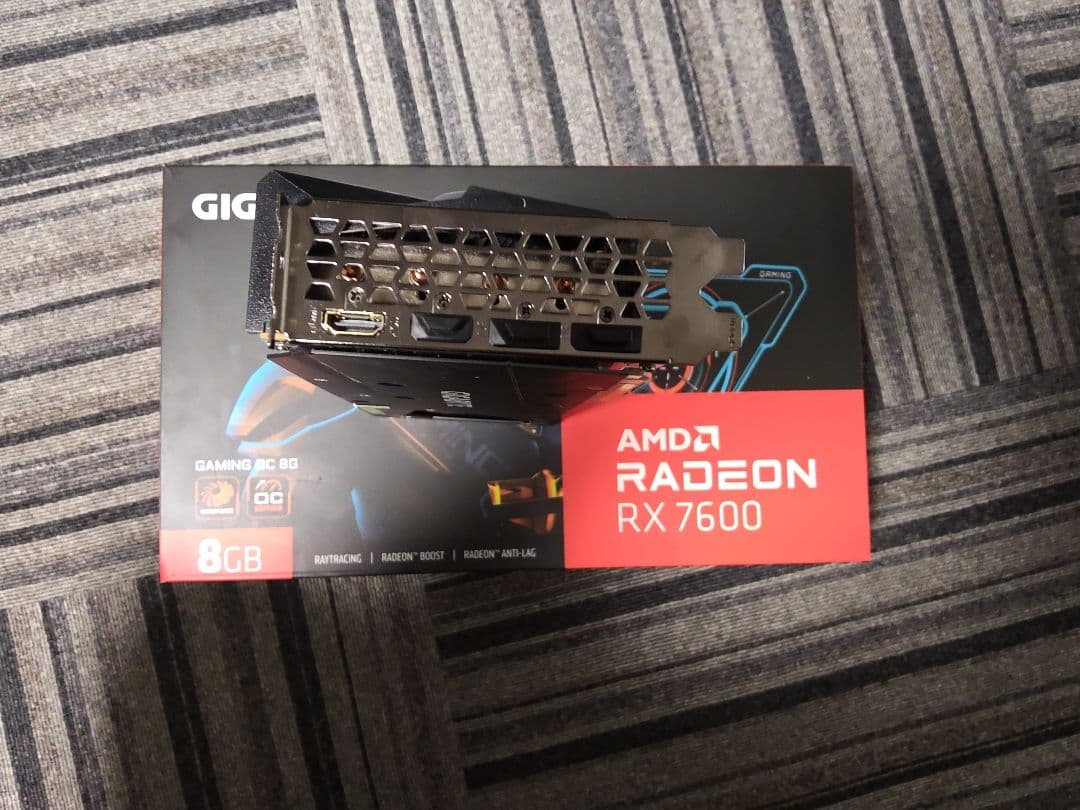 グラフィックボード・グラボ・ビデオカード GIGABYTE RX 7600 8GB OC