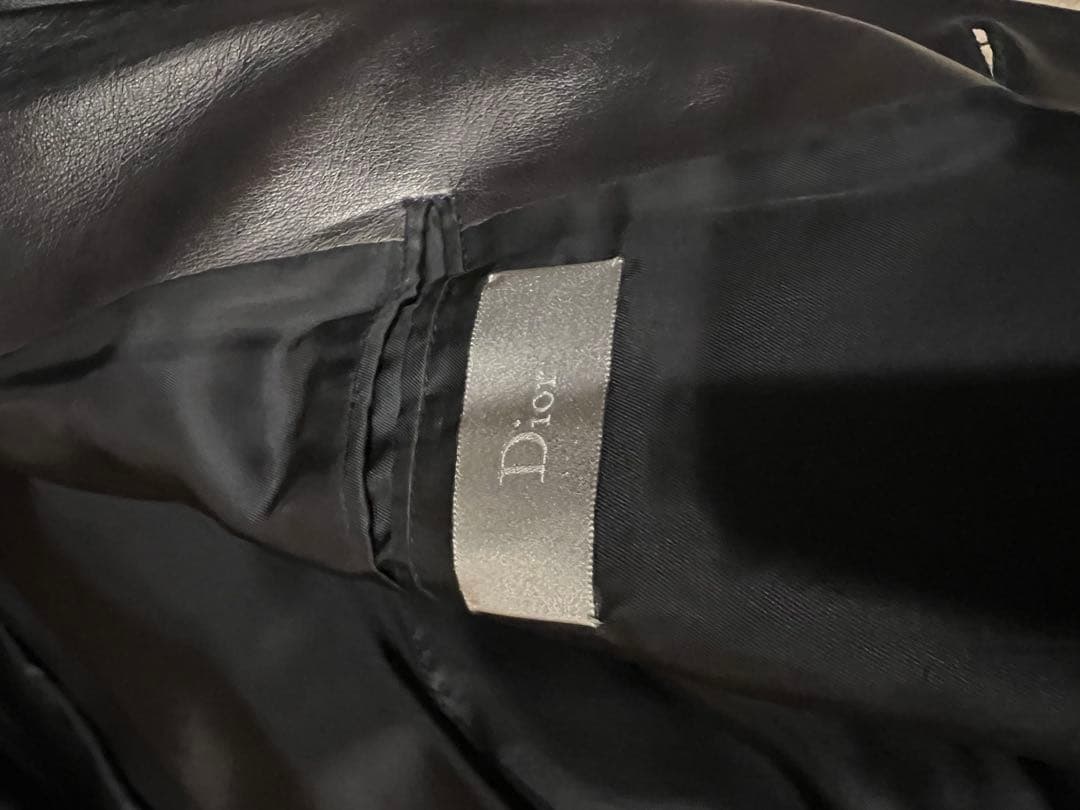 ディオールオム　dior homme サイズ48 レザージャケット　国内正規品