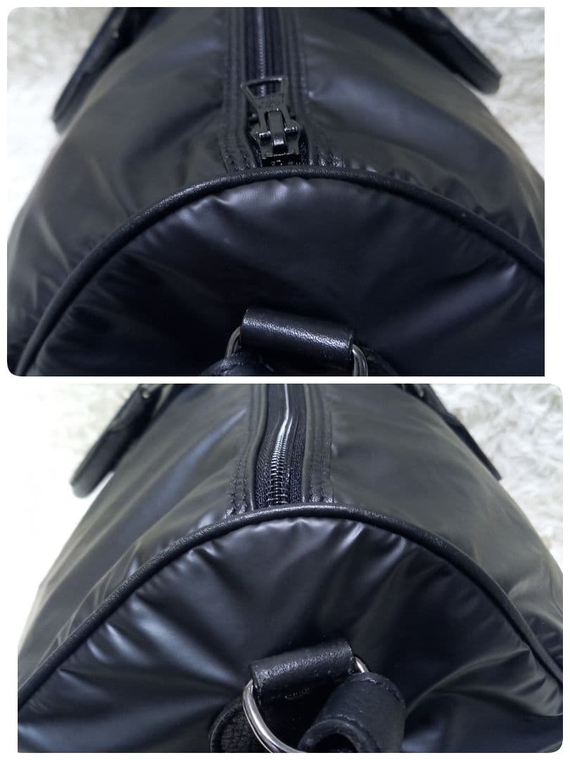 ●良品●　ハンティングワールド　バチュークロス　2way　ボストンバッグ　黒