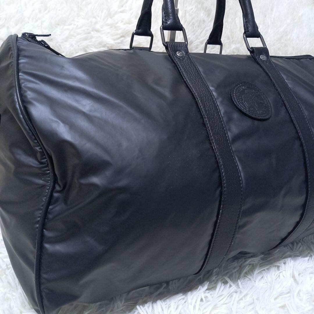 ●良品●　ハンティングワールド　バチュークロス　2way　ボストンバッグ　黒