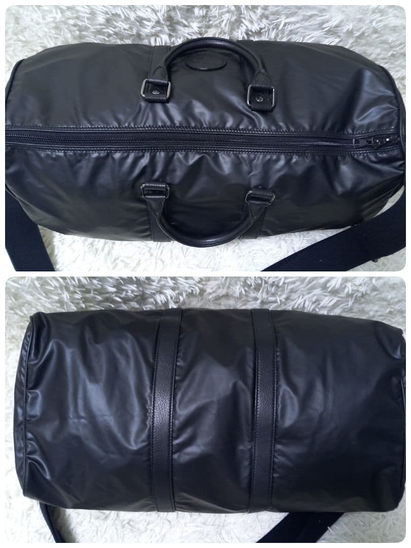 ●良品●　ハンティングワールド　バチュークロス　2way　ボストンバッグ　黒