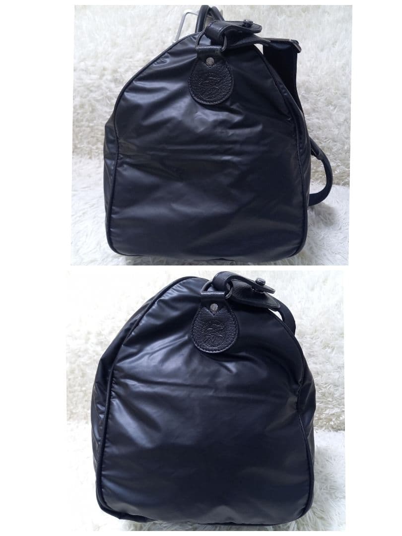 ●良品●　ハンティングワールド　バチュークロス　2way　ボストンバッグ　黒
