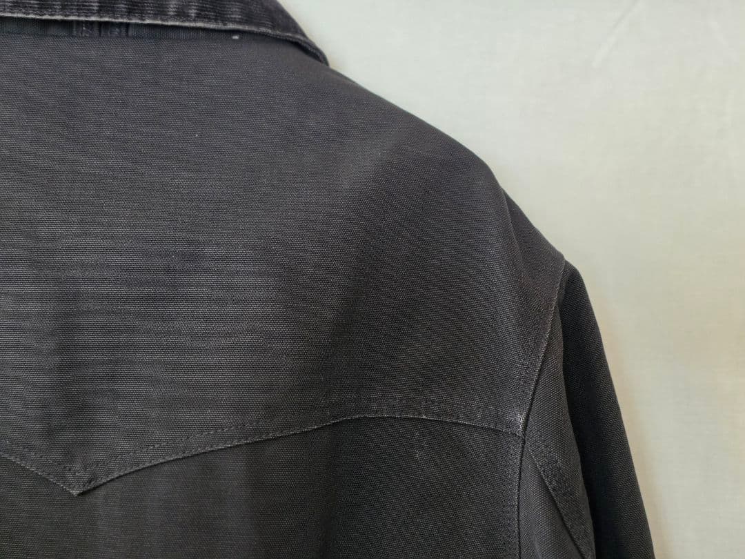 90s ・希少星タグ Carhartt サンタフェジャケット ブラック Lサイズ