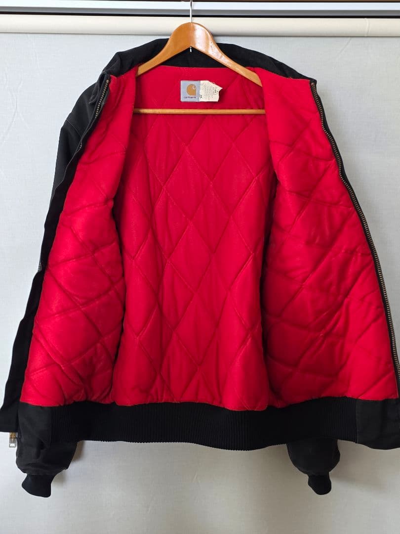 90s ・希少星タグ Carhartt サンタフェジャケット ブラック Lサイズ