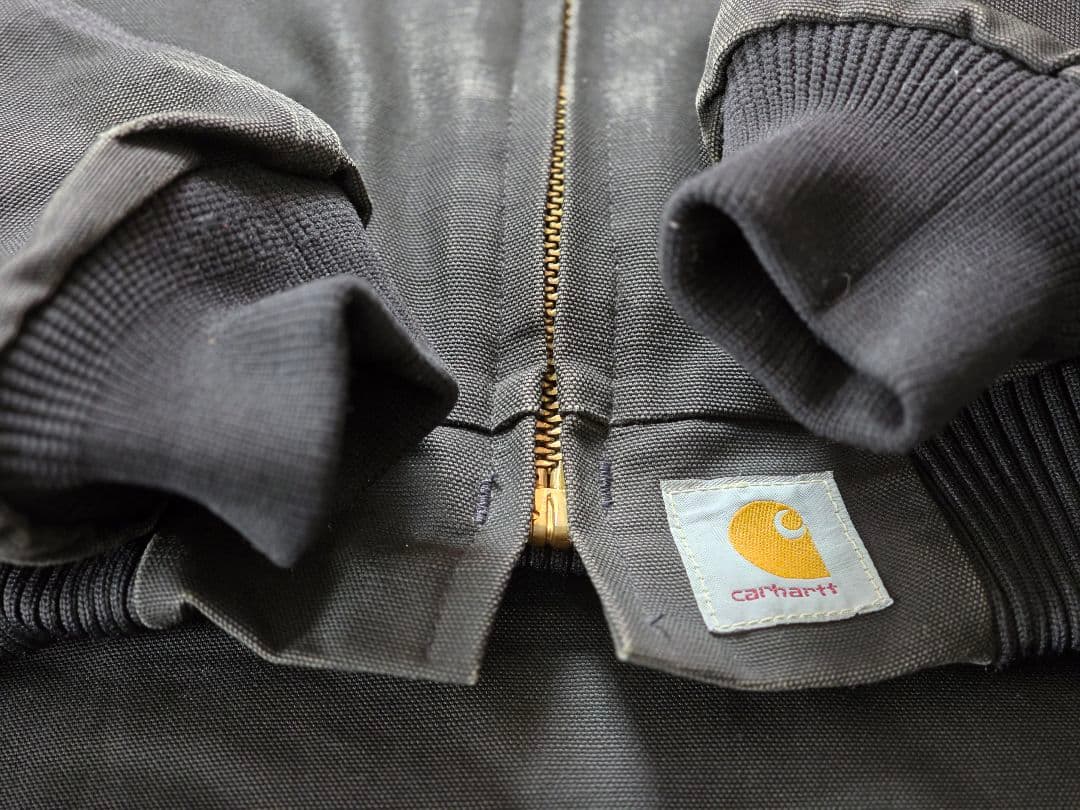 90s ・希少星タグ Carhartt サンタフェジャケット ブラック Lサイズ