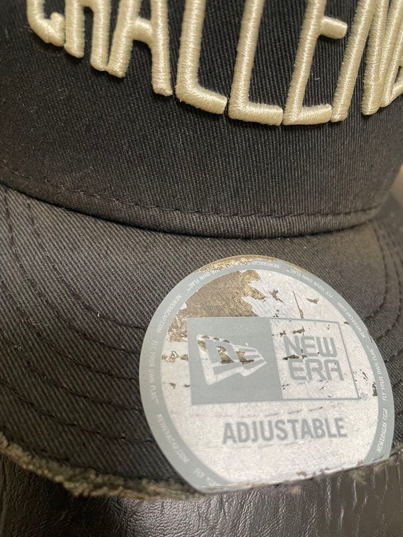 初期 CHALLENGER×NEW ERA つば切りキャップ
