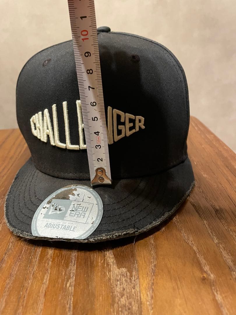 初期 CHALLENGER×NEW ERA つば切りキャップ