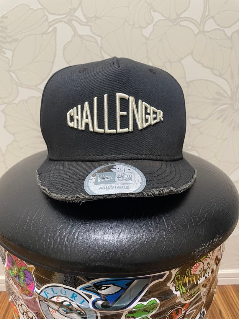 初期 CHALLENGER×NEW ERA つば切りキャップ