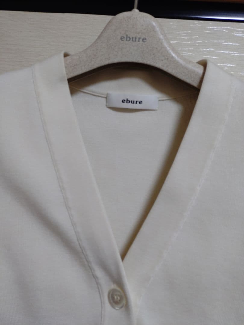 専用☆エブール VNeckCardigan　シルクコットンVネックカーディガン