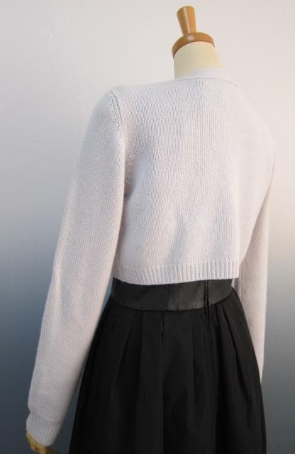 フォクシー４０　カシミヤ１００％ふんわりボレロ　ブルー