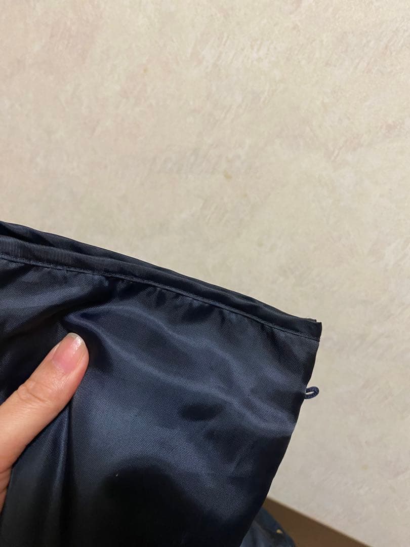美品　SHIPS for women ラビットファーモッズコート ネイビー