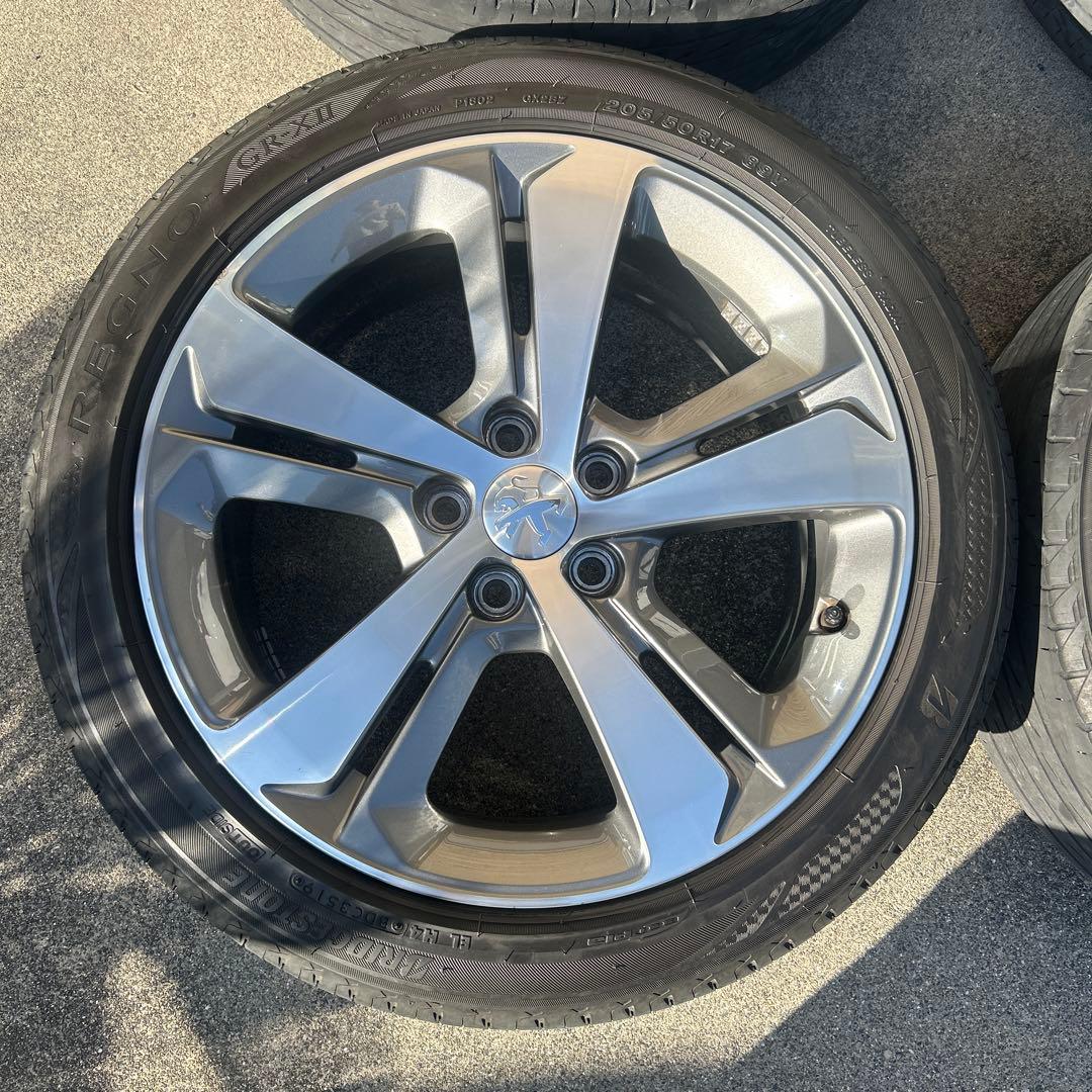 プジョー 純正アルミホイール 17 inch 7.5J