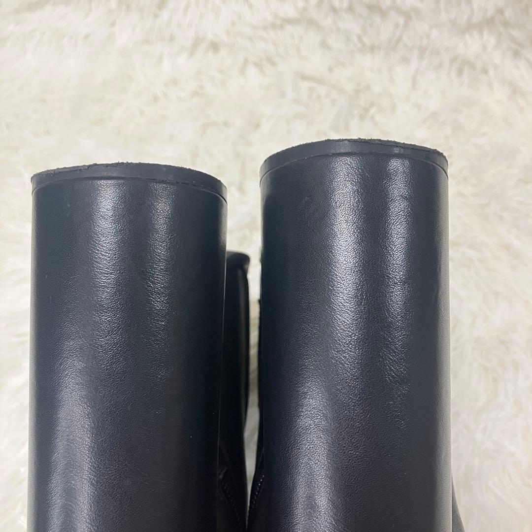 最終値下げ‼️美品✨EMODA トゥーカバーボリュームブーツ　厚底ブーツ　23.5