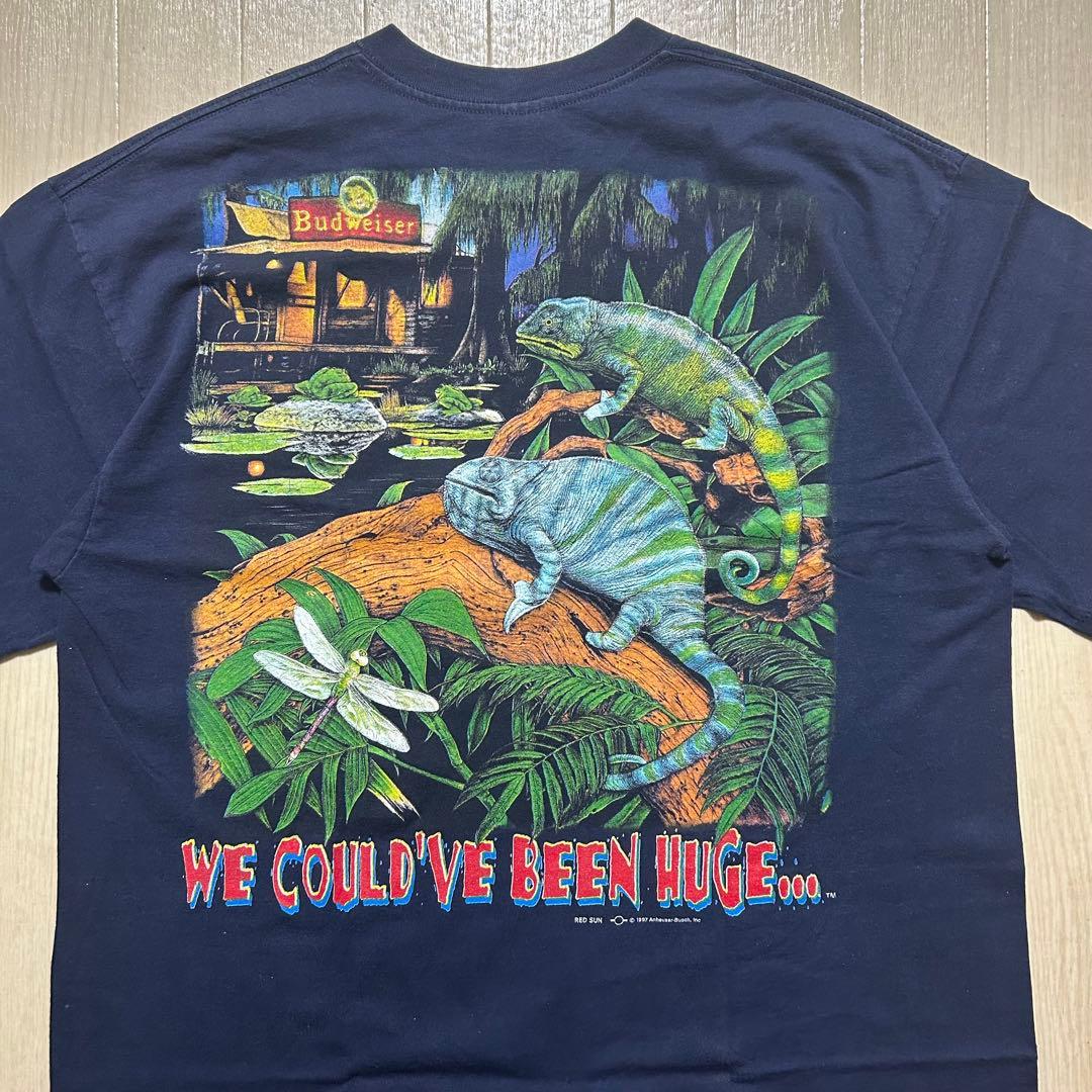 バドワイザー　Budweiser カメレオン　Tシャツ　90s XL