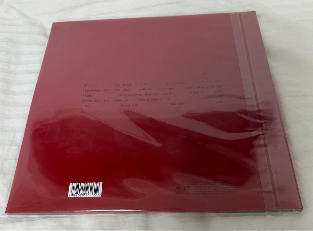 ●Jennie / Ruby 輸入盤LP (半透明レッド・ヴァイナル) 限定盤