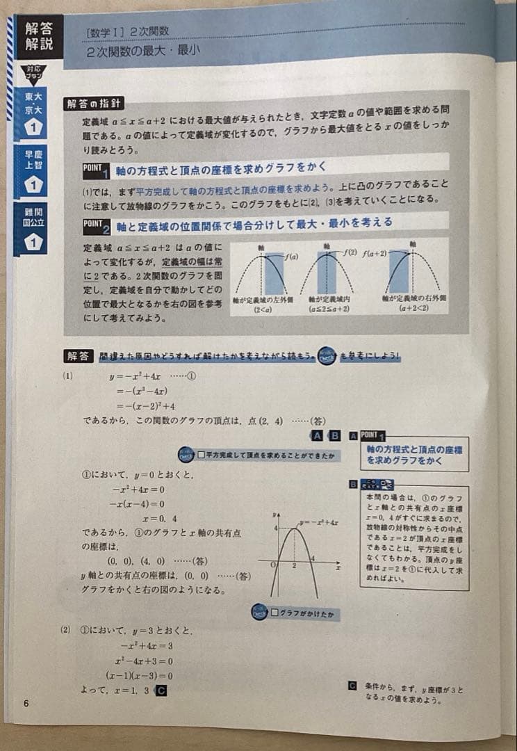 大学受験Challenge数学教材セット（合格への100題など）