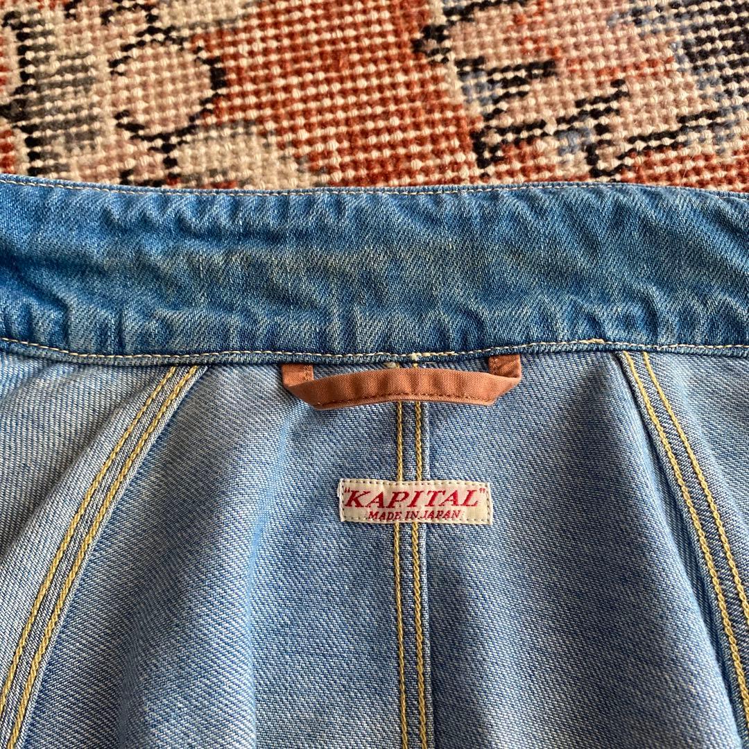キャピタル　KAPITAL デニム　ロングコート