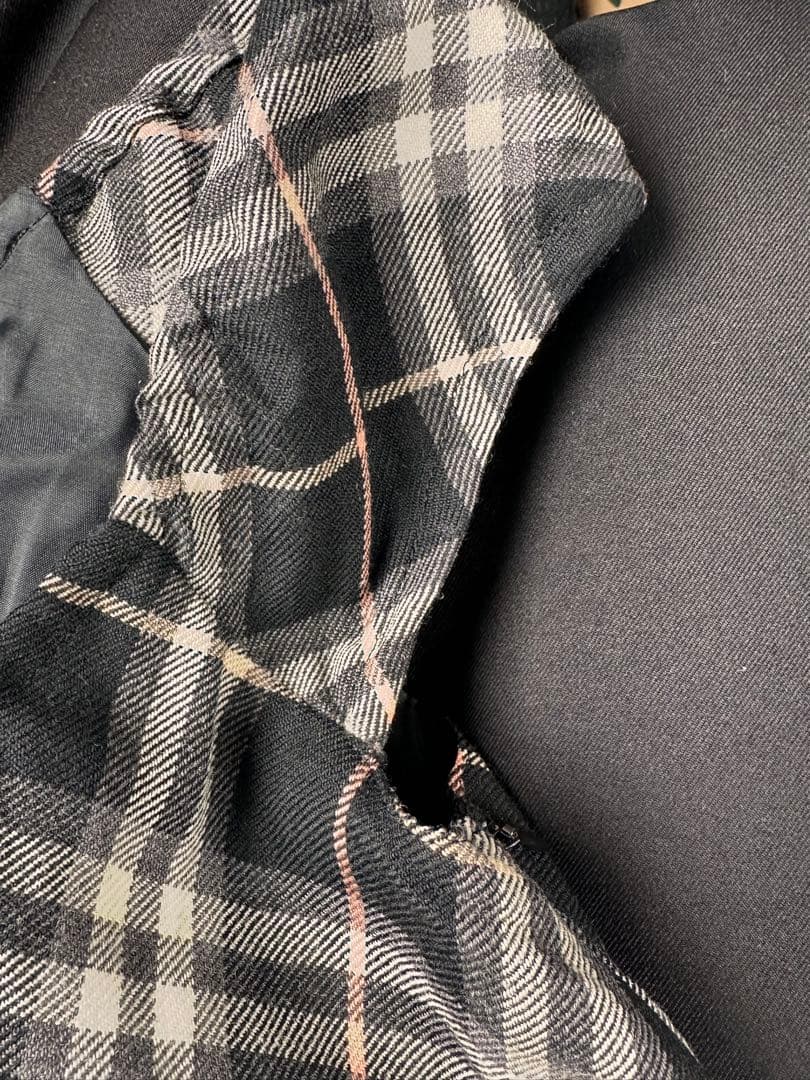 美品 バーバリー♡ノバチェック 柄 ワンピース 黒 38