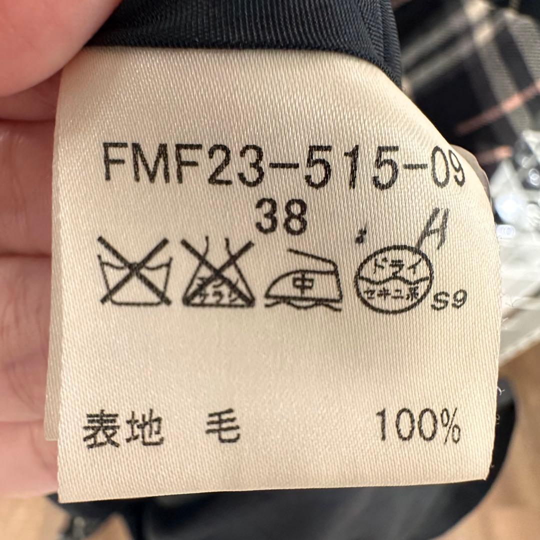 美品 バーバリー♡ノバチェック 柄 ワンピース 黒 38