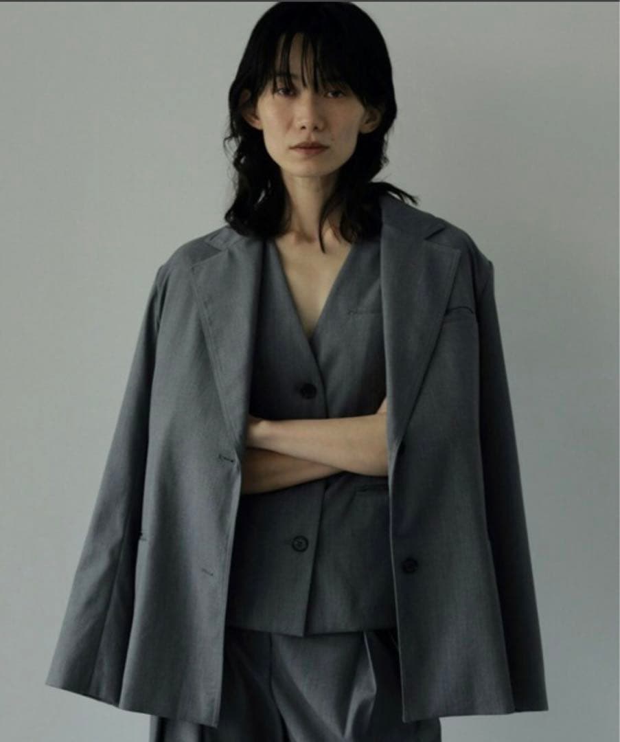 【anuke】ツイルオーバージャケット　Twill Over Jacketグレー