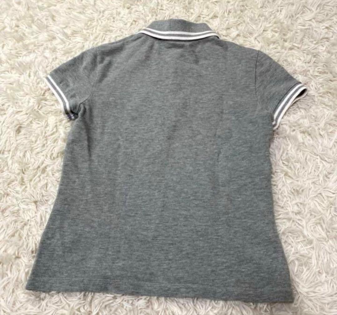 MONCLER グレー ポロシャツ 半袖　スリム　xs