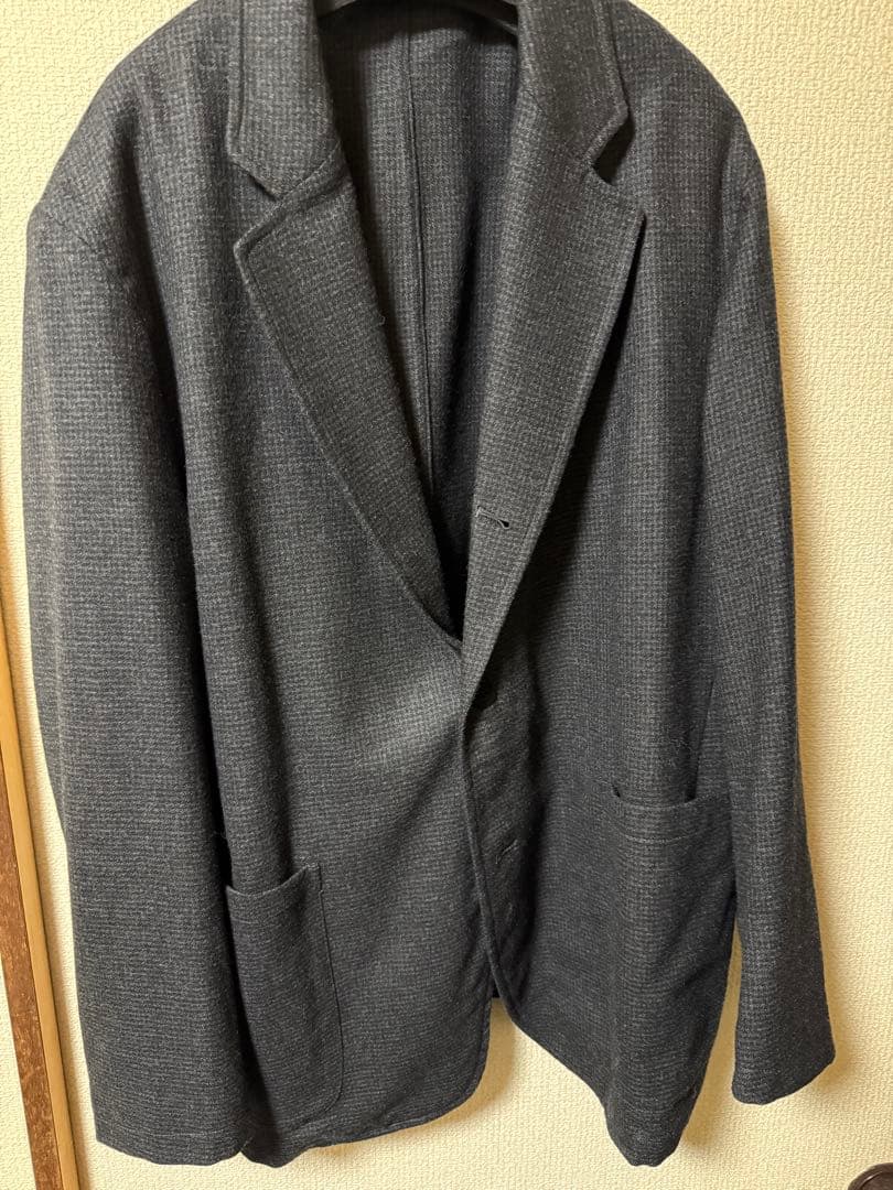 LIDNM WOOL MILLED IVY JACKET Sサイズ