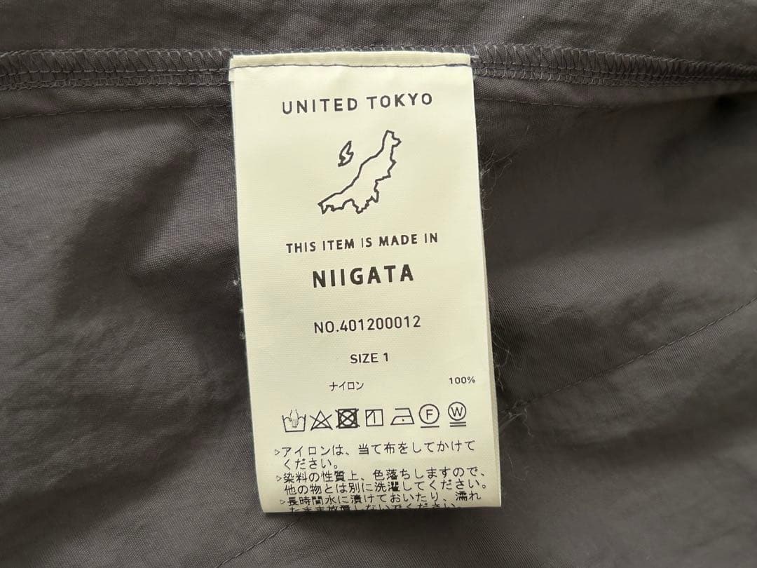 UNITED TOKYO ショートモッズシャツブルゾン