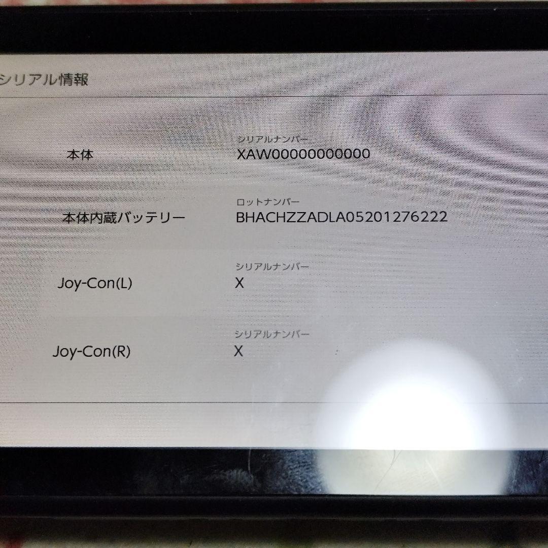 Nintendo switch ニンテンドースイッチ　未対策機　2017年式