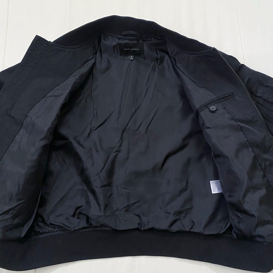 BANANA REPUBLIC ブルゾン ジップアップジャンパー メンズM 黒