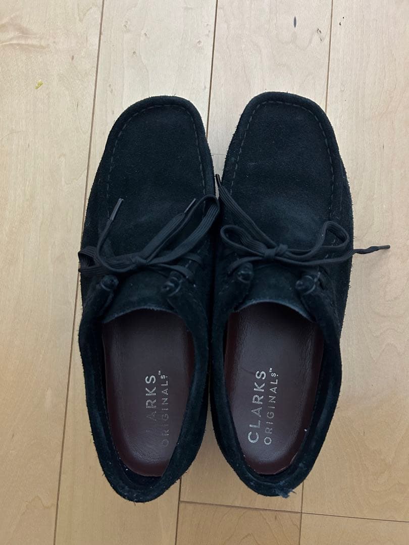 靴 clarks Wallabee gtx black 25cm US8