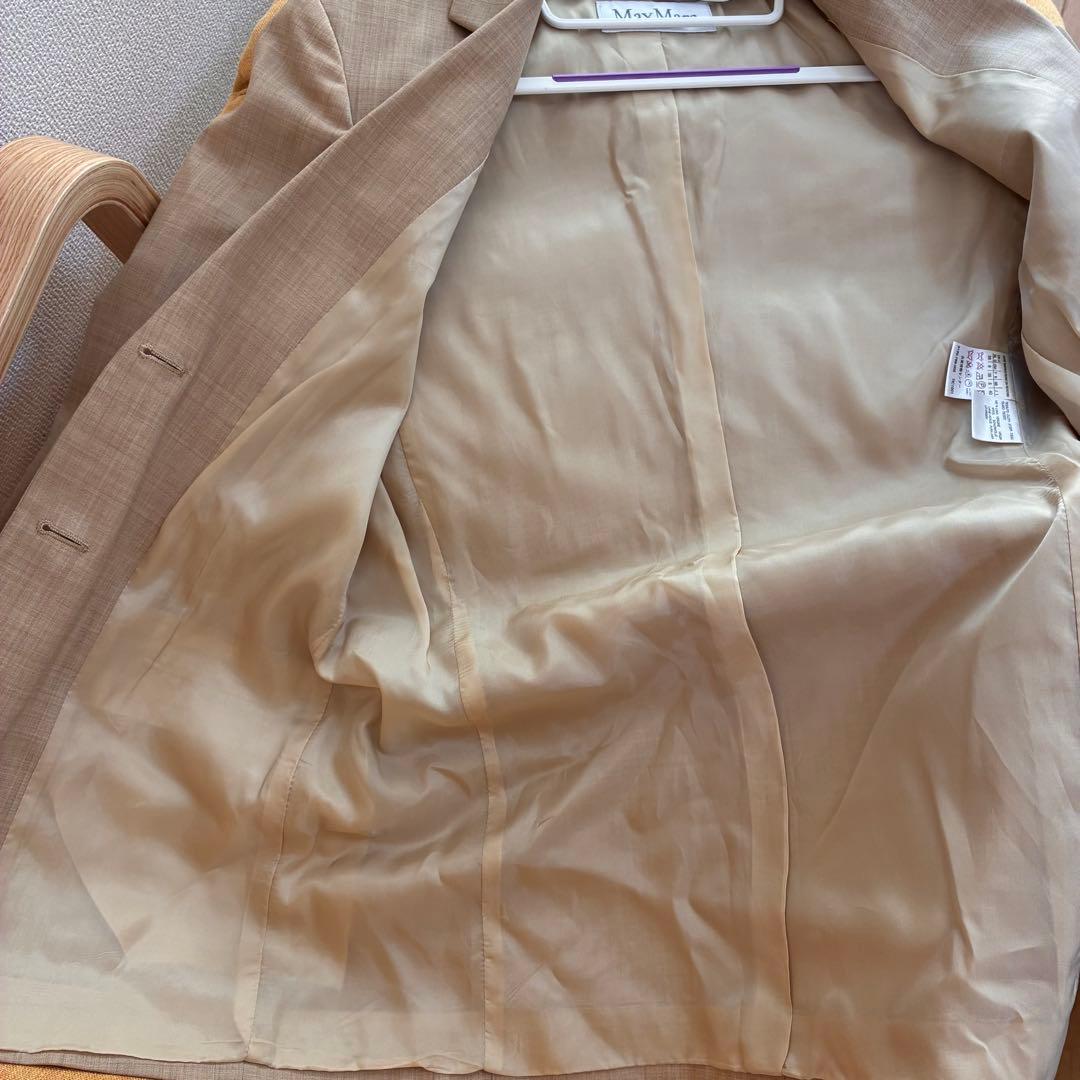 美品✨MaxMara テーラードジャケット 40 ベージュ