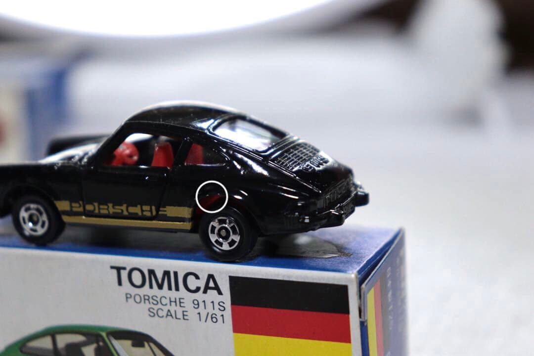 日本製　トミカ　外国車シリーズ　ポルシェ911S F3 青箱　トミー