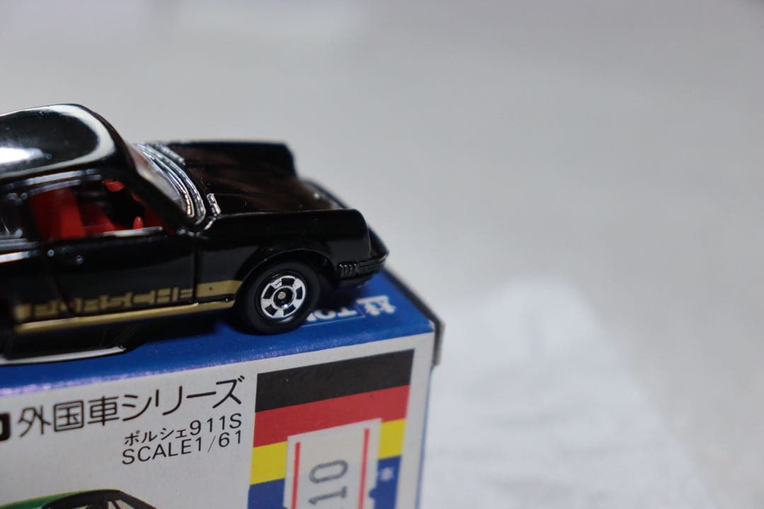 日本製　トミカ　外国車シリーズ　ポルシェ911S F3 青箱　トミー