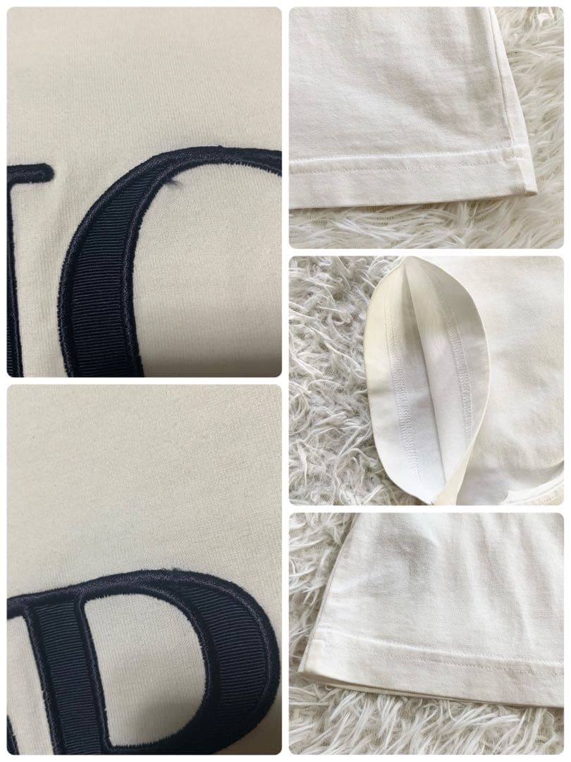 現行タグ　ディオールオム　エンブロイダリー　ロゴ　半袖Tシャツ　Dior