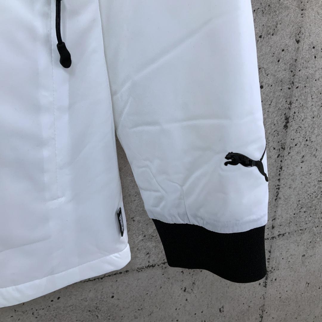 PUMA ゴルフ【L】中綿入り ハイパーストレッチ プルオーバー （白）