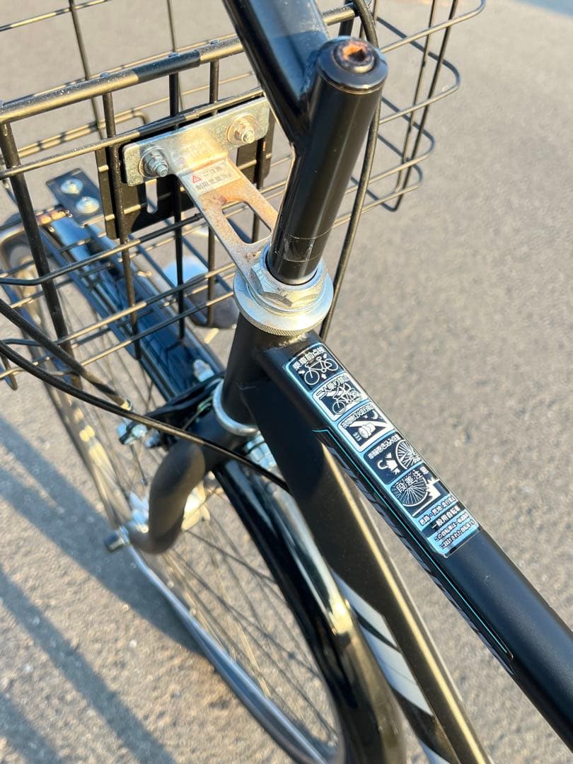 シナネン シティサイクル ブラック 宮城 直接取引