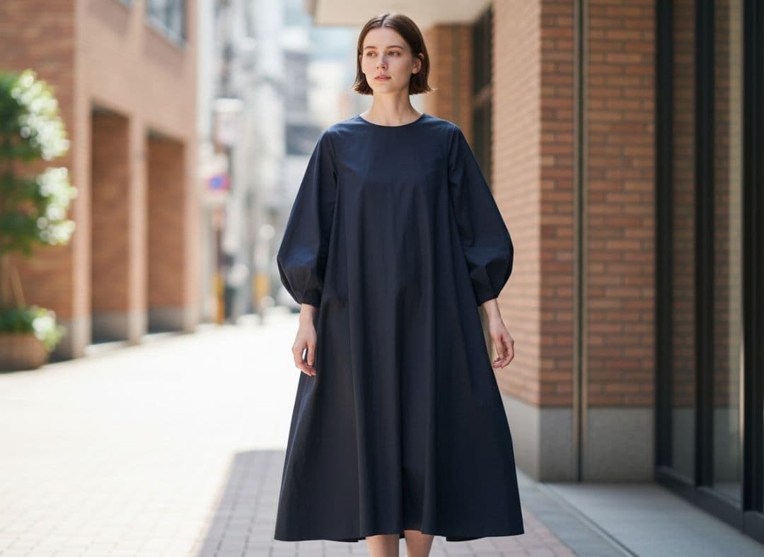 新品タグ付 Ballsey トゥモローランド Aラインワンピース 36 日本製