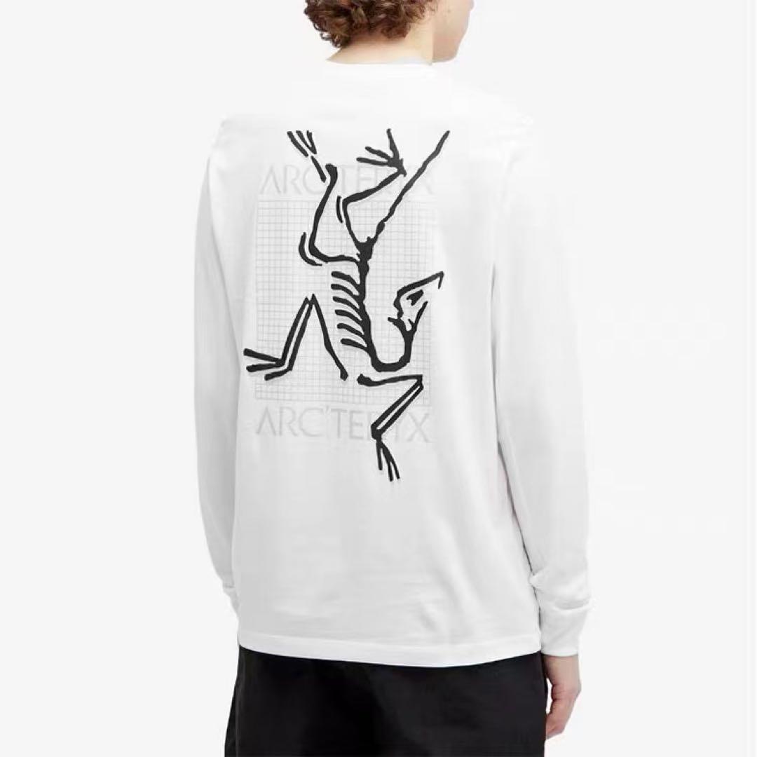Arcteryx Multi Brid Logo クルーネック長袖Tシャツ