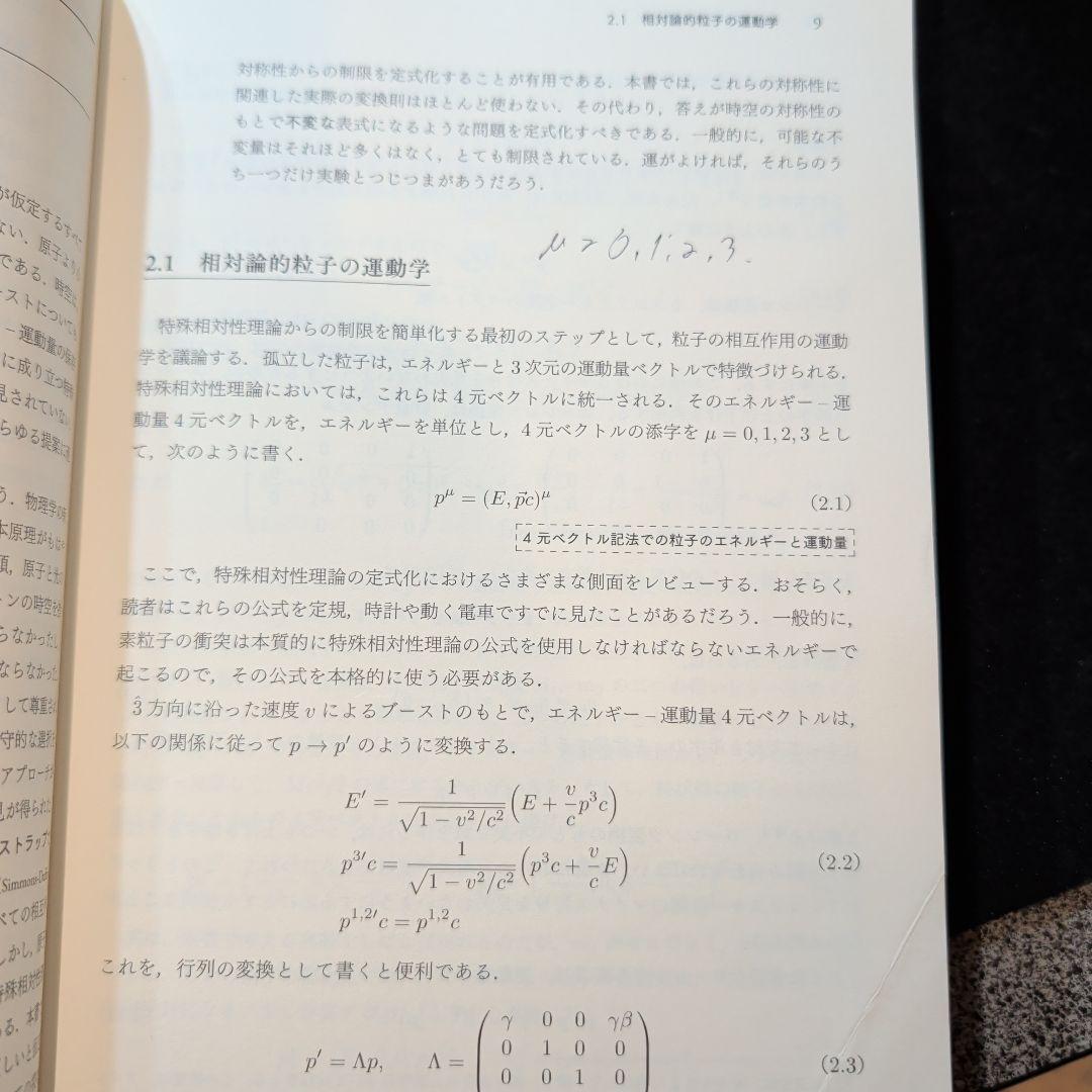 ペスキン 素粒子物理学