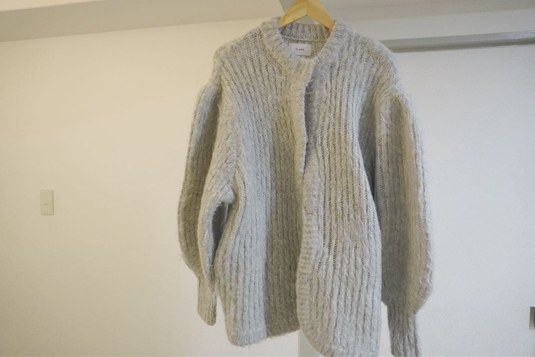 COLOR MOHAIR SHAGGY CARDIGAN サイズ1