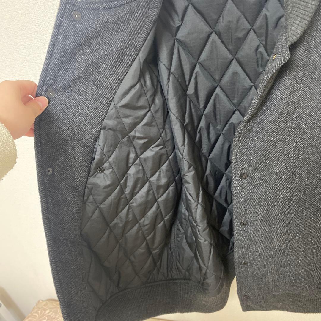 a*t様 ノースフェイスパープルレーベル ヘリンボーンツイードバーシティジャケッ