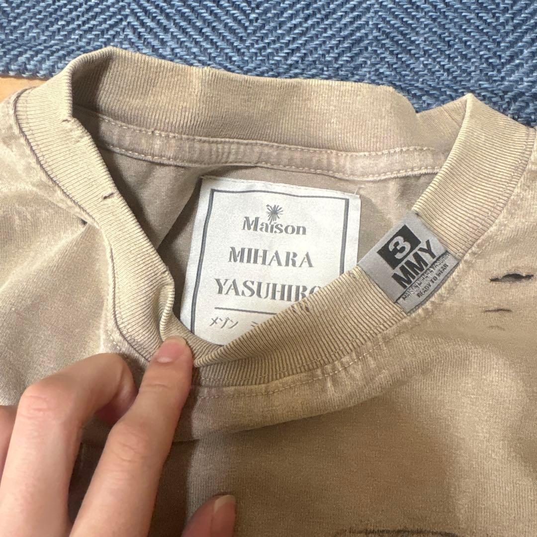 MIHARA YASUHIRO 犬プリント Tシャツ サイズ3