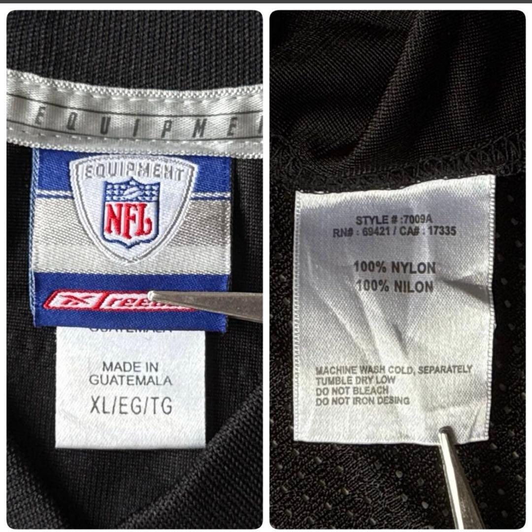 V*K様 raiders レイダース　nfl アメフト　reebok rice
