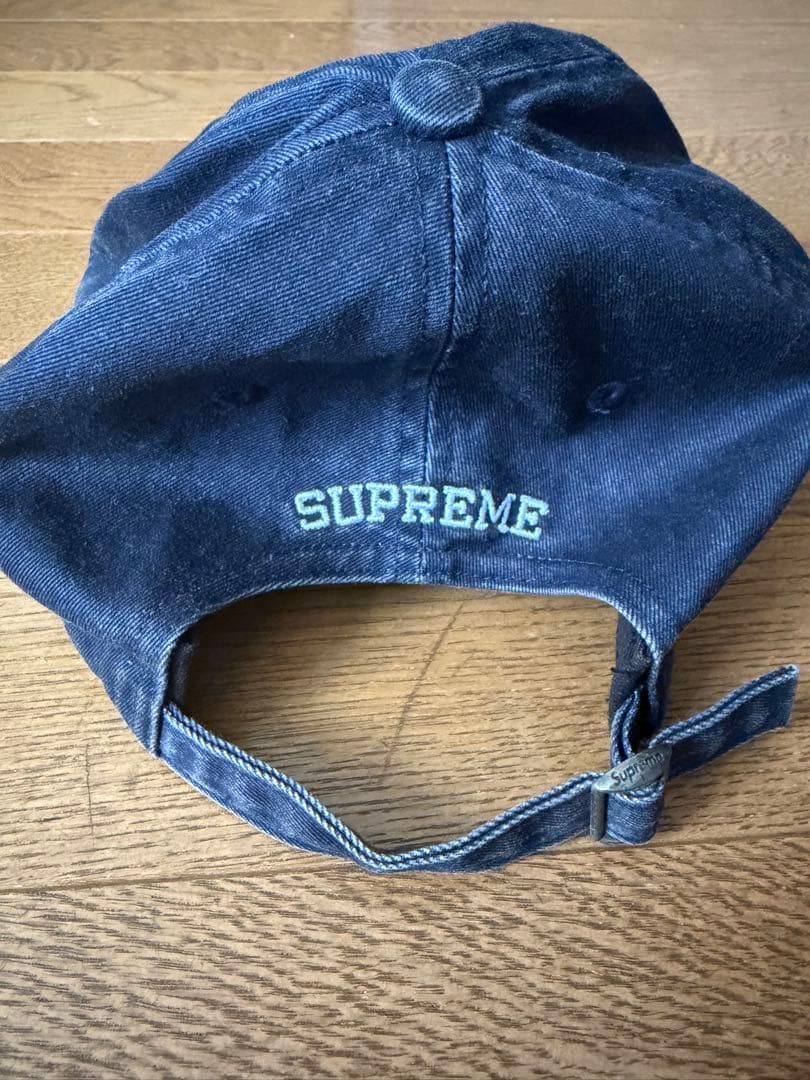 supreme hats S Logo 6-Panel ネイビー 23fw
