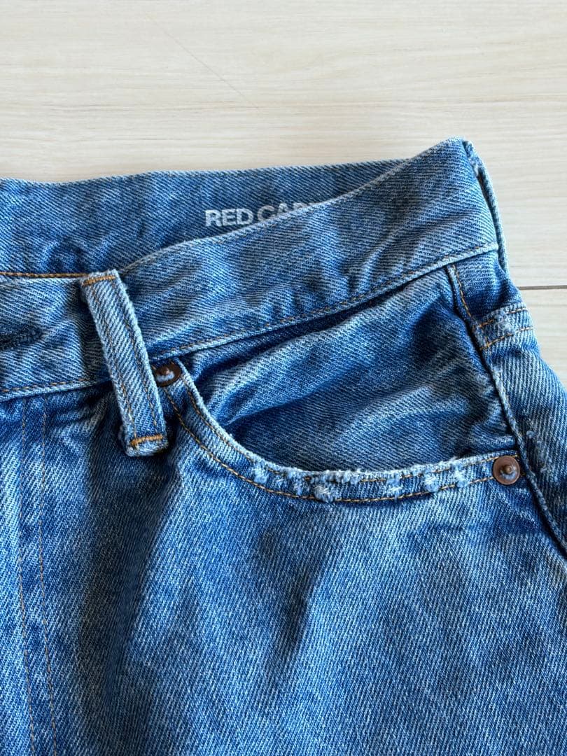 専用です！「RED CARD/レッドカード」ワイドフレアーパンツデニム 25