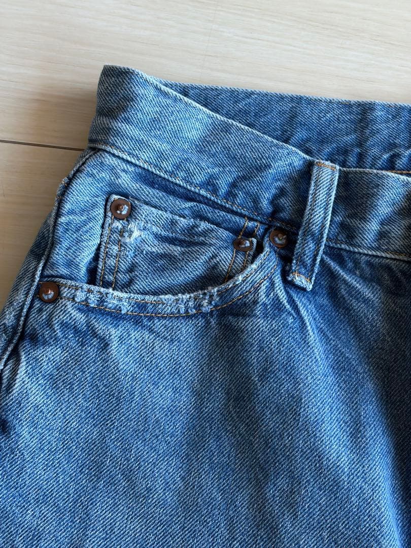 専用です！「RED CARD/レッドカード」ワイドフレアーパンツデニム 25