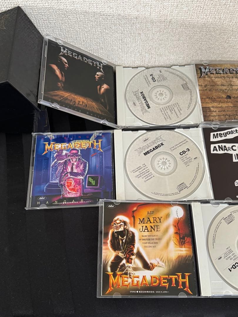 MEGADETH MEGABOX シングルコレクション