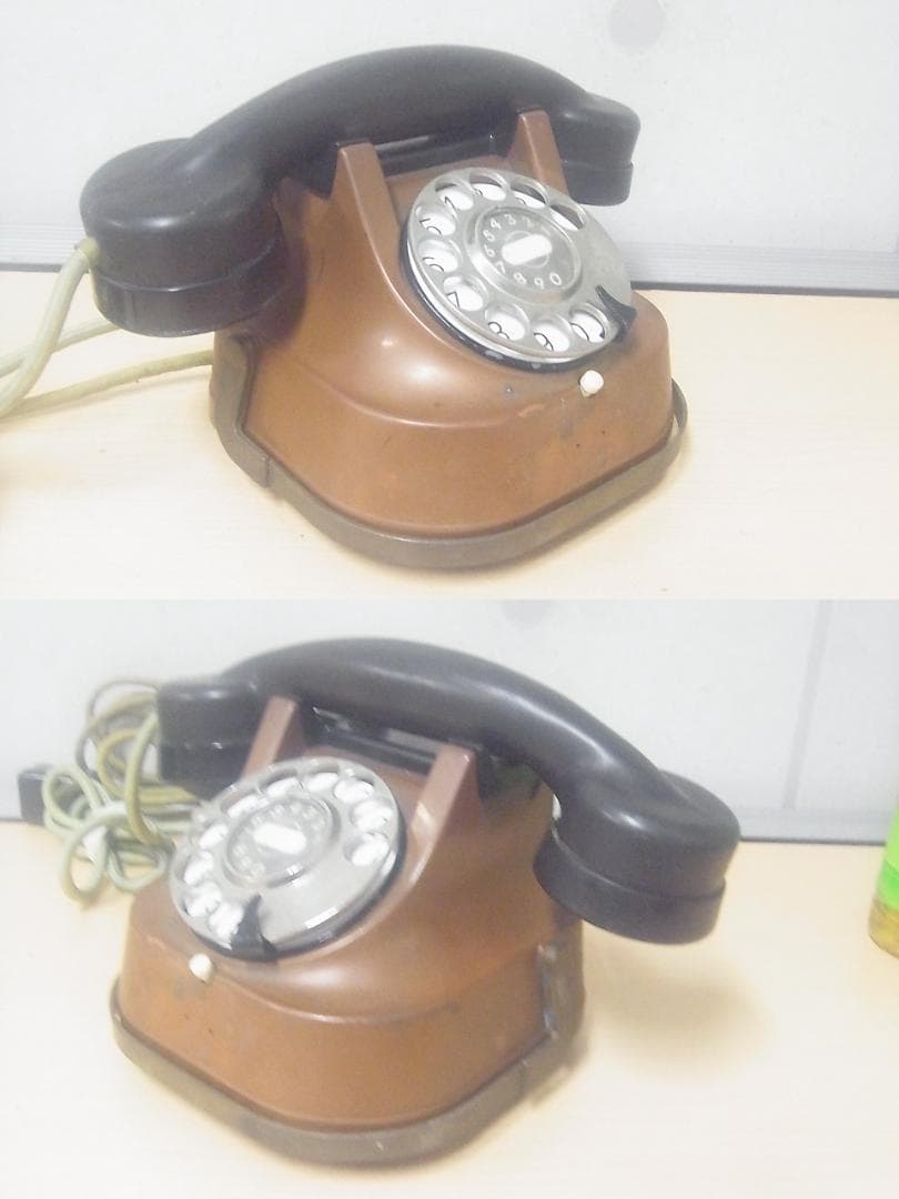 １９５０年代　ベルギー製　RTT　５６B　小型で可愛い　電話機　アンティーク